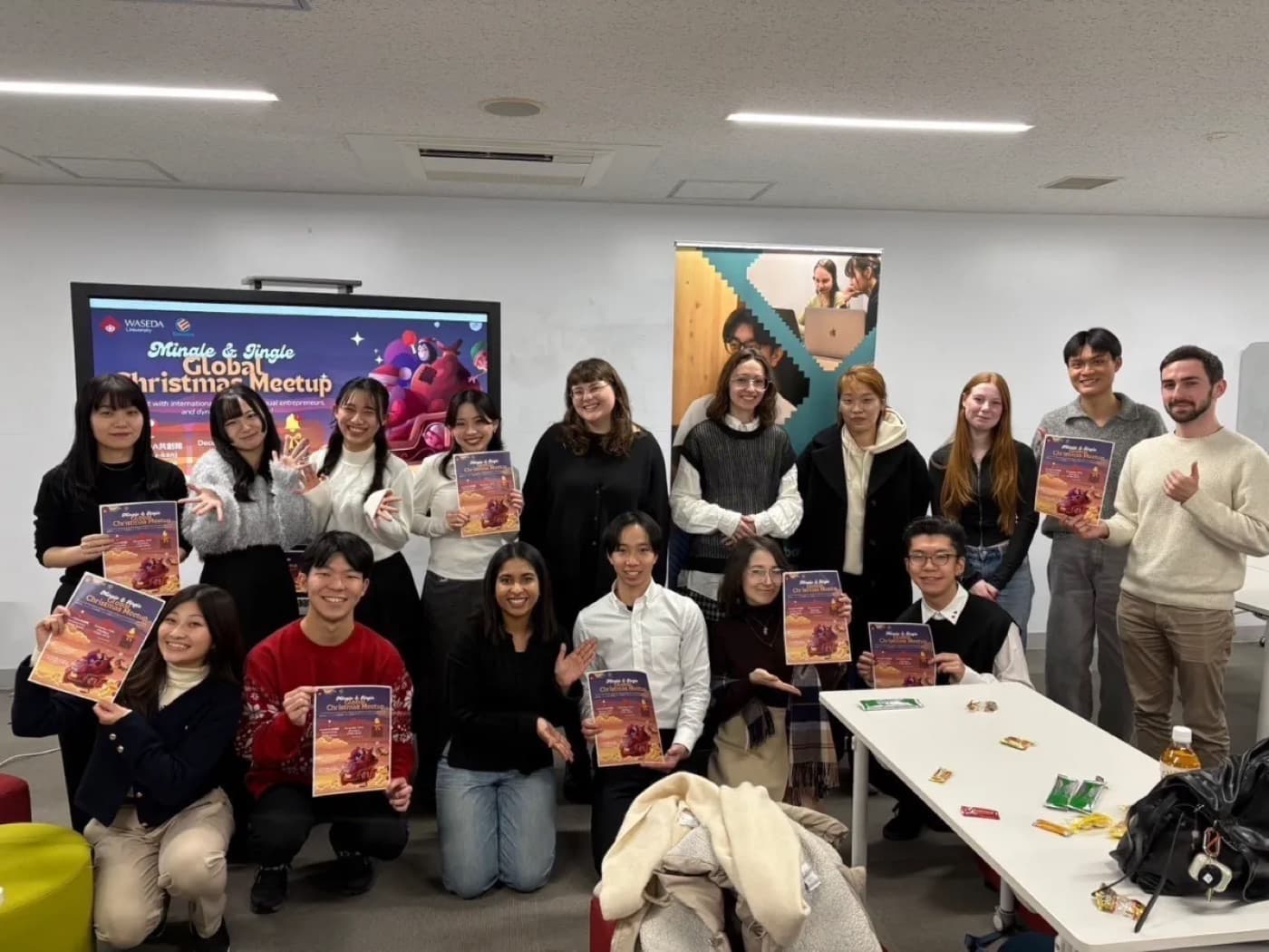 交流イベントに集まった多国籍のメンバー